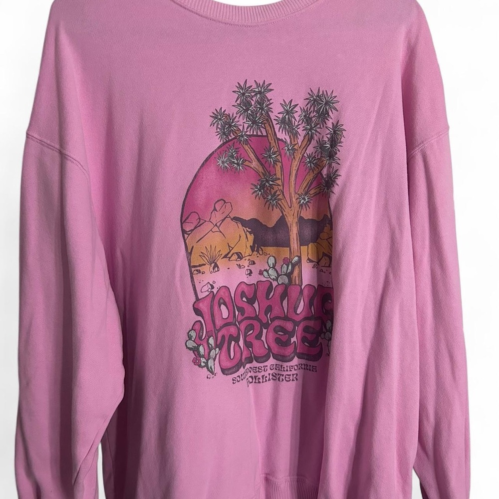 Hollister Pink Joshua Tree Sweatshirt